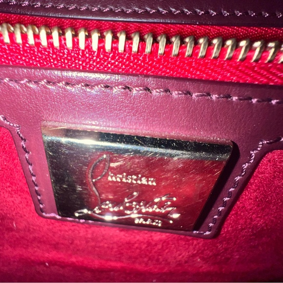 EUC Christian Louboutin Eloise Hobo Shoulder, Maroon Color - Picture 8 of 16